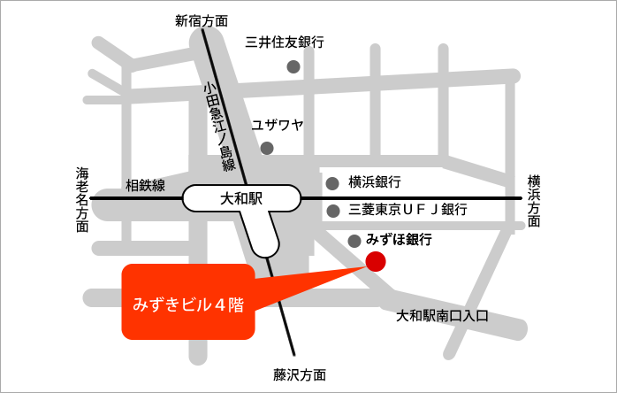 税理士新谷税理士事務所は大和市,藤沢市,海老名市,相模原市でご利用いただけます